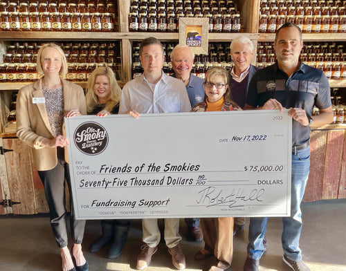 OLE SMOKY DISTILLERY DONATES $75,000 TO ‘FRIENDS OF THE SMOKIES’