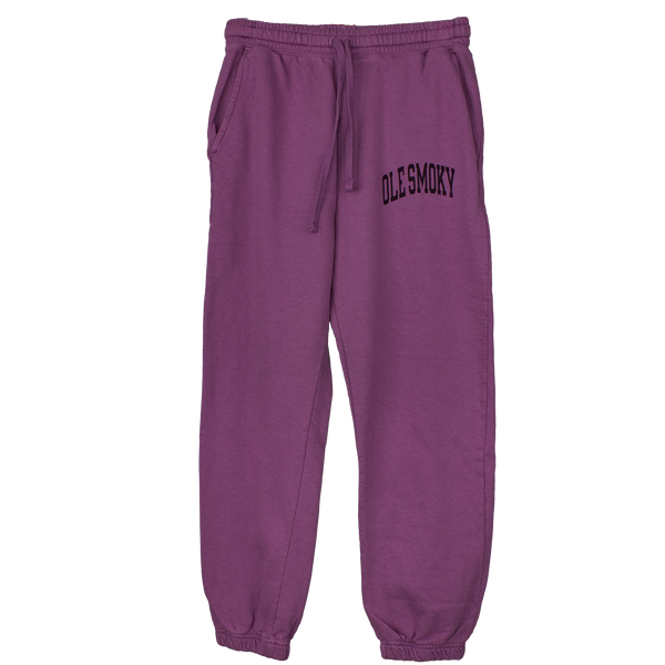 ARCH TEXT JOGGERS - GARNET, view 1