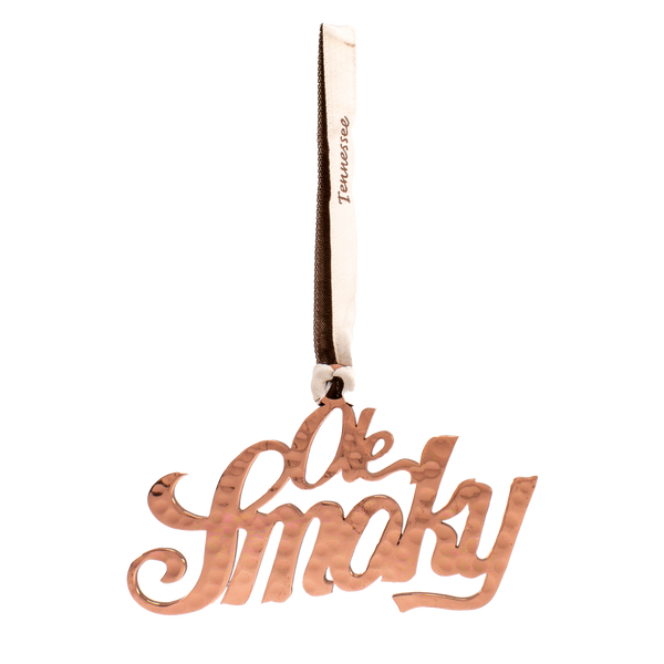 COPPER HAMMERED ORNAMENT, view 1