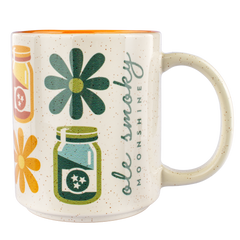 BOOZE AND BLOOMS MUG - ORANGE