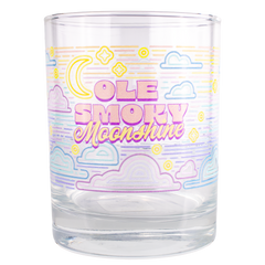 COTTON CANDY SKY ROCKS GLASS