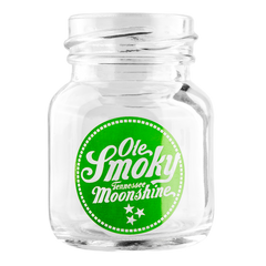 GREEN LOGO MASON JAR SHOT GLASS