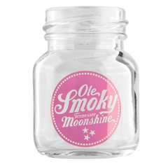 PINK LOGO MASON JAR SHOT GLASS