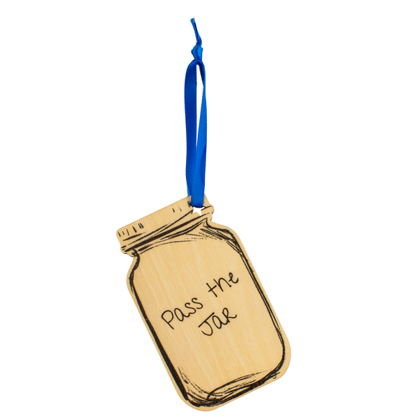 WOODEN MASON JAR ORNAMENT, view 2