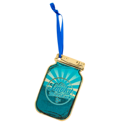 WOODEN MASON JAR ORNAMENT