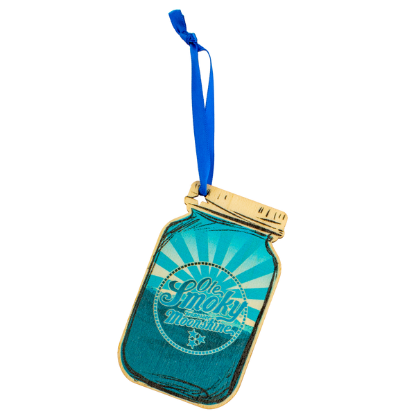 WOODEN MASON JAR ORNAMENT, view 1