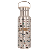 MOUNTAINS ICONS STAINLESS BOTTLE W/ WOOD CAP