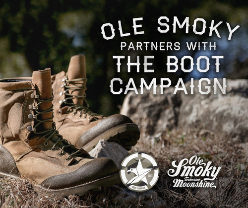 BOOT CAMPAIGN BECOMES OFFICIAL CHARITY PARTNER OF OLE SMOKY® TENNESSEE MOONSHINE 