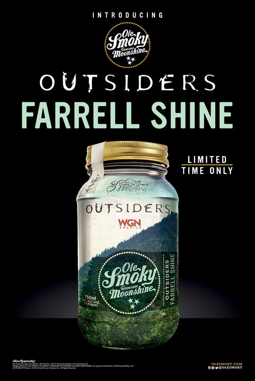 Ole Smoky Distillery Teams with WGN America’s ‘Outsiders’ for Cross Promotional Program Featuring Moonshine Inspired by the Hit Series
