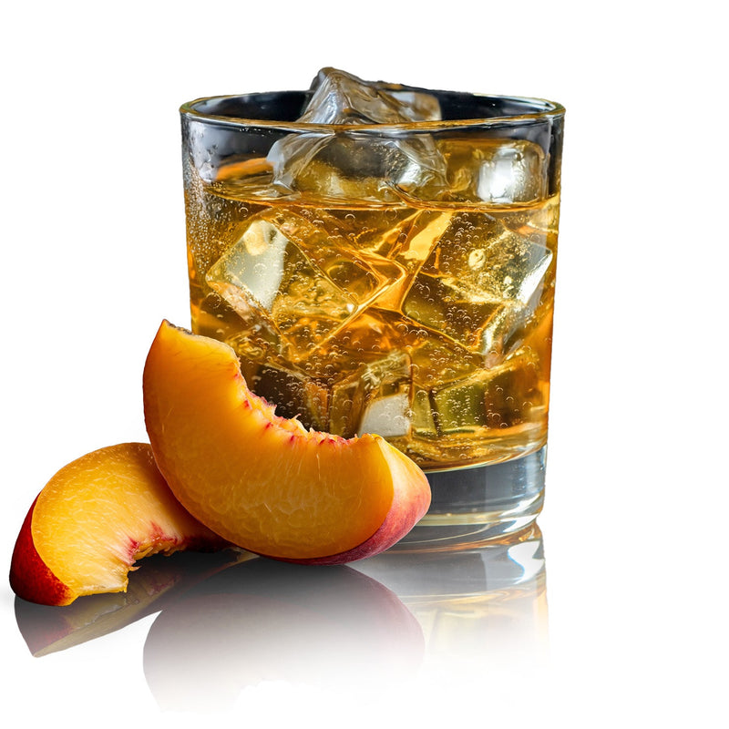 Peach Whiskey & Soda