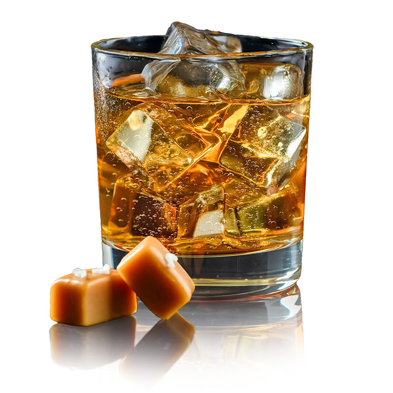 Salty Caramel Whiskey & Soda