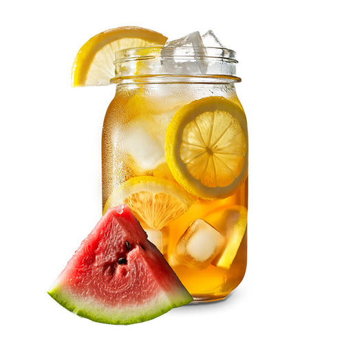Salty Watermelon Whiskey & Lemonade