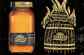 ROLL OUT THE BARREL . . .  FOR OLE SMOKY CHARRED MOONSHINE