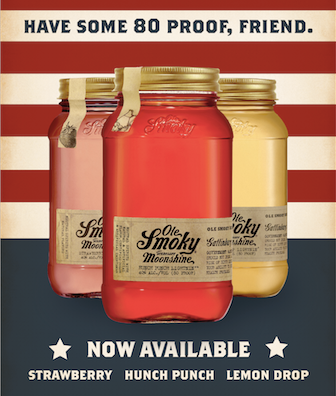 OLE SMOKY KICKS IT UP A NOTCH WITH NEW 80 PROOF LIGHTNIN’ LINE