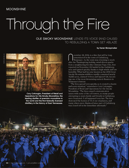Through the Fire | OLE SMOKY MOONSHINE LENDS ITS VOICE (AND CAUSE) TO REBUILDING A TOWN SET ABLAZE