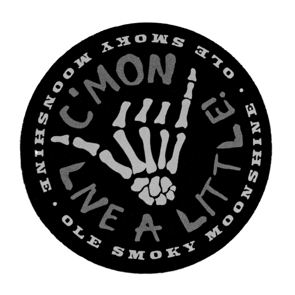 C'MON SKULL HAND DECAL, view 1