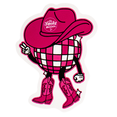 DISCO COWGIRL DECAL