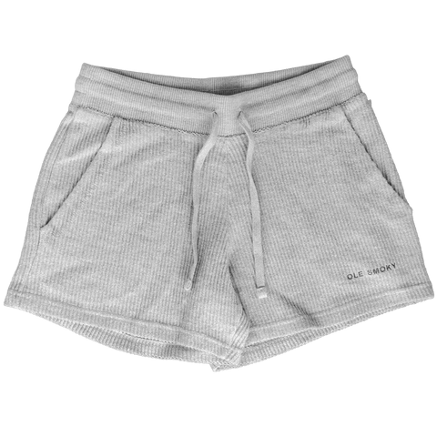 CORDED SHORTS - GREY