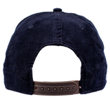 JOR CORDUROY HAT - NAVY/BROWN