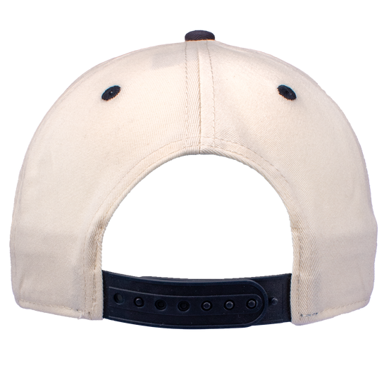 JOR SNAPBACK HAT - CREAM/NAVY - 2