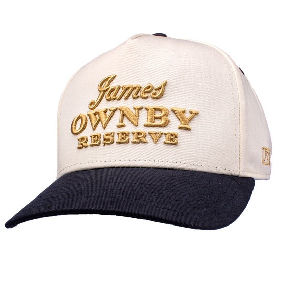 JOR SNAPBACK HAT - CREAM/NAVY - 1