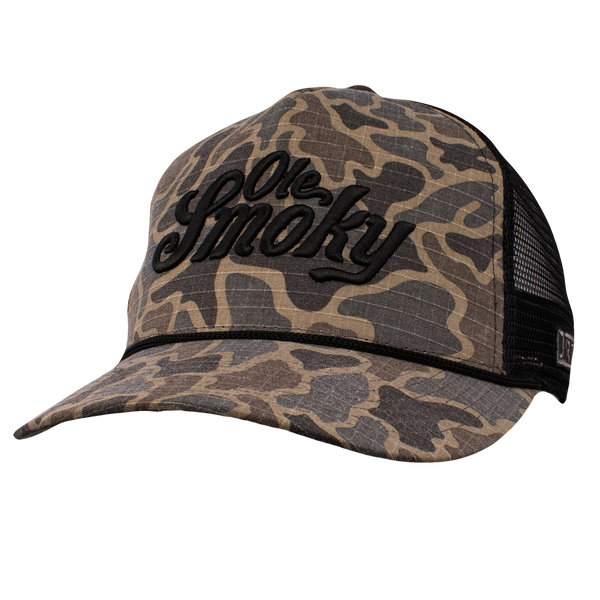 MESHBACK HAT - DARK DUCK CAMO, view 1