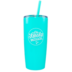 20OZ OMEGA TUMBLER W/STRAW - SEAFOAM