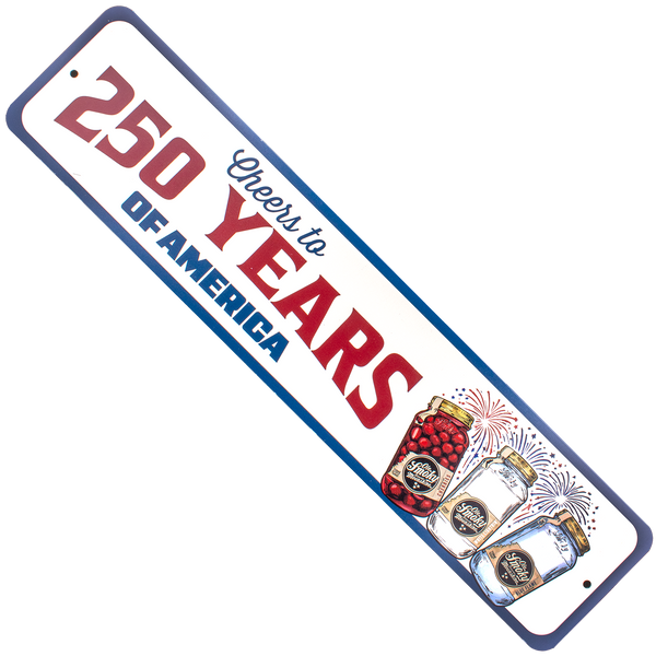 AMERICA 250 TIN SIGN, view 1