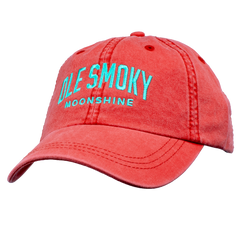 ARCH TEXT DAD HAT - RED