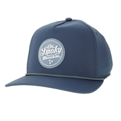 CLEAR PATCH ROPE CADDY HAT - SEA BLUE