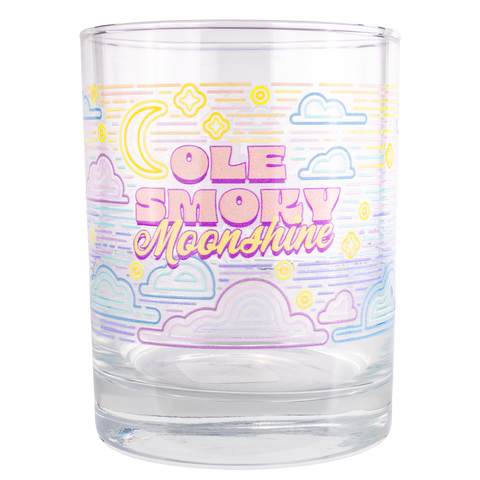 COTTON CANDY SKY ROCKS GLASS