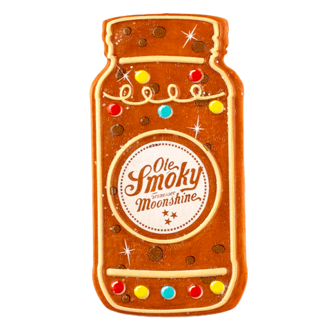 GINGERBREAD JAR W/LIGHTS Magnet