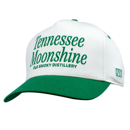 TN MOONSHINE HAT - CREAM/KELLY GREEN