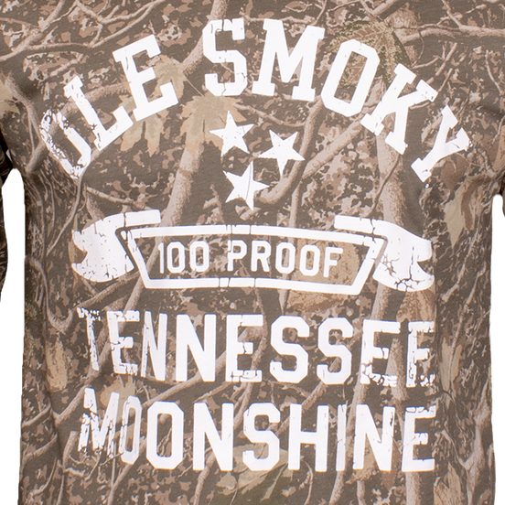 100 PROOF BANNER DEADWOOD CAMO L/S TEE view 2