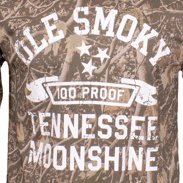 100 PROOF BANNER DEADWOOD CAMO L/S TEE, view 2
