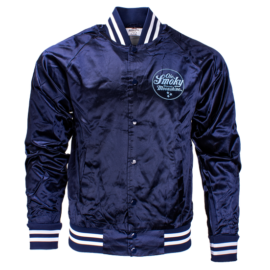 BLUE FLAME SATIN JACKET - 2