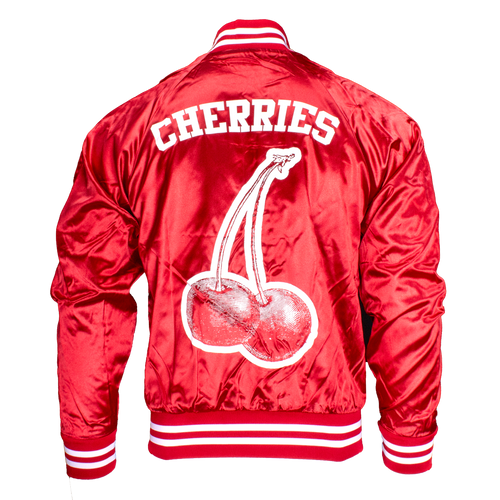 CHERRIES SATIN JACKET