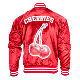 CHERRIES SATIN JACKET