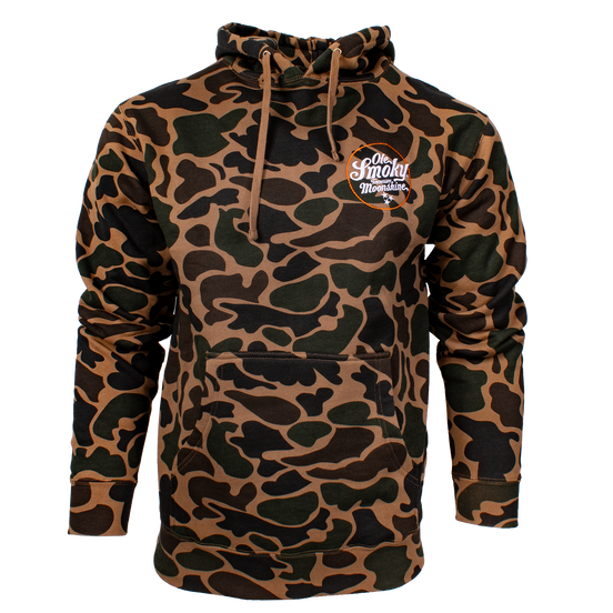 DUCK CAMO EMBROIDERED CIRCLE LOGO HOODIE