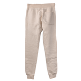 EMBROIDERED FLEECE JOGGERS - SANDSHELL