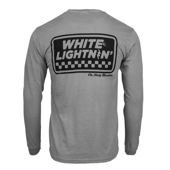 WHITE LIGHTNIN' CHECK L/S TEE view 1