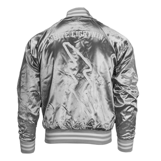 WHITE LIGHTNIN' SATIN JACKET - 1