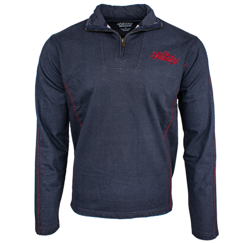 FLEECE QUARTER ZIP - NAVY