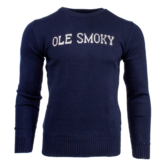 KNITTED SWEATER - NAVY