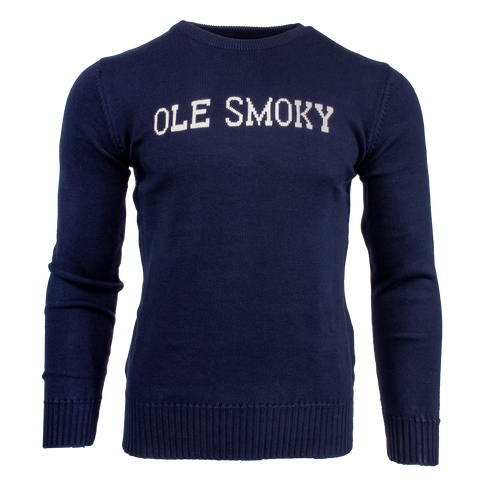 KNITTED SWEATER - NAVY