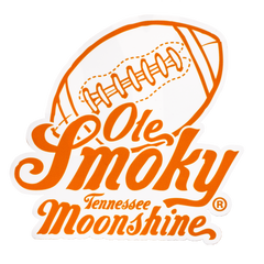 ORANGE FOOTBALL STICKER