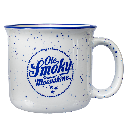 SPECKLE CAMPFIRE MUG - CREAM/BLUE