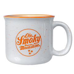 SPECKLE CAMPFIRE MUG - CREAM/ORANGE