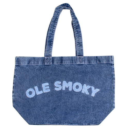 DENIM SHOPPER TOTE