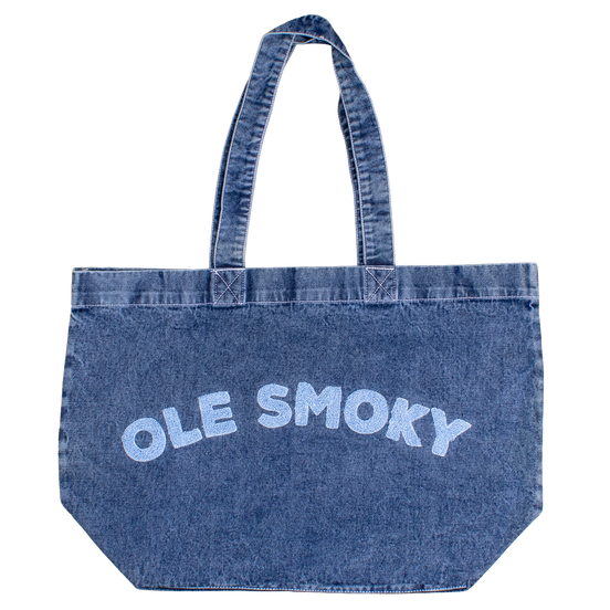 DENIM SHOPPER TOTE